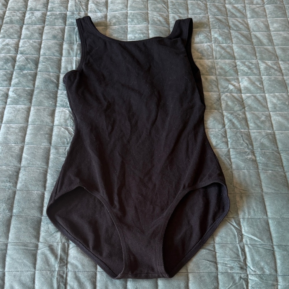 Classic Capezio Black Womens Dance Leotard One Piece